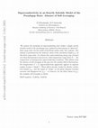 Research paper thumbnail of Superconductivity in the exactly solvable model of pseudogap state: The absence of self-averaging