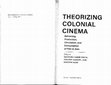 Research paper thumbnail of Colonial-Era Film Theory, Spectatorship, and the Problem of Internalization