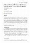 Research paper thumbnail of (2025) A Visual Literature Review on Continuous Intention to Use Online Learning Systems