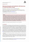 Research paper thumbnail of Electoral participation and satisfaction with democracy in Central and Eastern Europe
