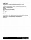 PDF) The prehistory and human ecology of Garden and Coal valleys