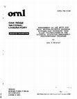 Research paper thumbnail of Assessment of the need for dual indoor/outdoor warning systems and enhanced tone alert technologies in the Chemical Stockpile Emergency Preparedness Program