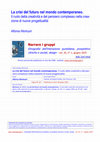 Research paper thumbnail of La crisi del futuro nel mondo contemporaneo. Il ruolo della creatività e del pensiero complesso nella creazione di nuove progettualità