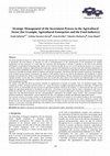Research paper thumbnail of Strategic Management of the Investment Process in the Agricultural Sector (for Example, Agricultural Enterprises and the Food Industry