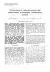 Research paper thumbnail of ArcheoVerso: a cultural metaverse for enhancement, technologies, communities, services