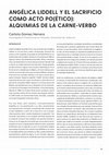 Research paper thumbnail of Angélica Liddell y el sacrificio como acto po(ético): alquimias de la carne-verbo