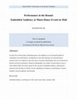 Research paper thumbnail of Embedded Audiency at Music-Dance Events in Mali