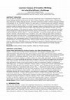 Research paper thumbnail of Learner Corpus of Creative Writing: An interdisciplinary challenge