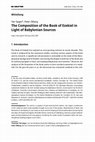 Research paper thumbnail of Segev Y and Zilberg P 2025 The Composition of the Book of Ezekiel in Light of Babylonian Sources, Zeitschrift für die alttestamentliche Wissenschaft 137, pp. 279 - 289