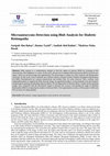Research paper thumbnail of Microaneurysms Detection using Blob Analysis for Diabetic Retinopathy
