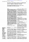 Research paper thumbnail of Prevalence and clinical correlates of pathological affective display in Alzheimer's disease