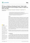 Research paper thumbnail of ALRHMOUN ET AL. "It's Years of Walking, of Reading the Forest": White Truffle Hunters' Perception of Socio-Ecological Change in Langhe and Roero, NW Italy (2025)