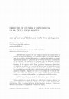 Research paper thumbnail of Law of war and diplomacy in the time of Augustus
