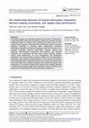 Research paper thumbnail of Relationship between IoT based information integration decision making uncertainty and supply chain performance IJLRA