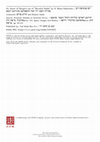 Research paper thumbnail of על שימוש של אבנר מבורגוס בבראשית רבה לרבי משה הדרשן