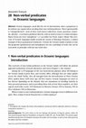 Research paper thumbnail of Non-verbal predicates in Oceanic languages