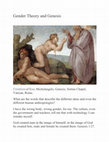 Research paper thumbnail of Gender Theory and Genesis