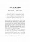 Research paper thumbnail of Back to the Future Blair-Schily reloaded