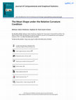 Research paper thumbnail of The Mean Shape under the Relative Curvature Condition