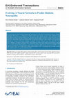 Research paper thumbnail of Evolving A Neural Network to Predict Diabetic Neuropathy