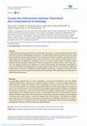 Research paper thumbnail of Current Key Intersections between Theoretical and Computational Archaeology