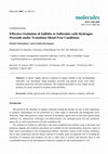 Research paper thumbnail of Effective Oxidation of Sulfides to Sulfoxides with Hydrogen Peroxide under Transition-Metal-Free Conditions