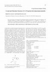 Research paper thumbnail of Crystal and Molecular Structure of N,N-Propylene-bis(2-phenyl)glycinonitrile