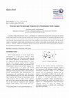 Research paper thumbnail of Structure and Chromotropic Properties of 2-Picolylamine-Ni(II) Complex