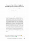 Research paper thumbnail of Osmanlı Arşiv Belgeleri Işığında İşkodra Hükûmet Konağı (1857 1912)