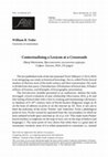 Research paper thumbnail of Contextualising а Lexicon аt а Crossroads
