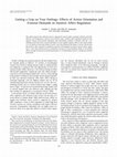 Research paper thumbnail of Getting a Grip on Your Feelings: Effects of Action Orientation and External Demands on Intuitive Affect Regulation