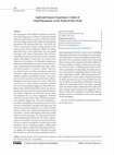 Research paper thumbnail of Light and Sensory Experience: A Study of Visual Phenomena in the Works of Dan Flavin