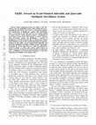 Research paper thumbnail of EIQIS: Toward an Event-Oriented Indexable and Queryable Intelligent Surveillance System