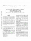 Research paper thumbnail of IR2VI: Enhanced Night Environmental Perception by Unsupervised Thermal Image Translation