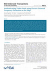 Research paper thumbnail of Authenticating Video Feeds using Electric Network Frequency Estimation at the Edge