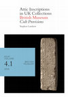 Research paper thumbnail of Attic inscriptions in UK collections: British Museum, Cult Provisions