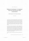Research paper thumbnail of Religionsvetenskapen i övergången från den första til den andra moderniteten