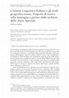 Research paper thumbnail of L'Atlante Linguistico Italiano e gli studi geografico-storici. Proposte di ricerca sulla montagna a partire dalle inchieste della «Parte Speciale»