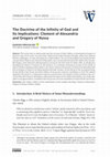 Research paper thumbnail of Damian Mrugalski OP, The Doctrine of the Infinity of God and Its Implications: Clement of Alexandria and Gregory of Nyssa, „Verbum Vitae”, 43/3 (2025), 1005-1027.