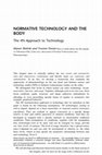 Research paper thumbnail of Normative Technology and the Body. The 4N approach to Technology 
(by Maren Wehrle and Yvonne Förster)