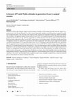 Research paper thumbnail of Is Consent-GPT valid? Public attitudes to generative AI use in surgical consent
