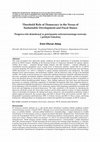 Research paper thumbnail of Threshold Role of Democracy in the Nexus of Sustainable Development and Fiscal Stance / Progowa rola demokracji w powiązaniu zrównoważonego rozwoju i polityki fiskalnej