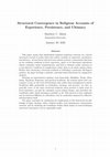 Research paper thumbnail of Structural Convergence in Religious Accounts of Experience, Persistence, and Ultimacy