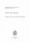 Research paper thumbnail of Le manuscrit à l’époque de sa reproduction numérique: The medial representation of the biblical text vis-a-vis the conceptualization of textual history in light of Walter Benjamin’s media theory