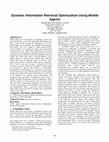 Research paper thumbnail of Dynamic information retrieval optimization using mobile agents