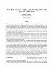 Research paper thumbnail of From Rules to Access: Adoption Logic, Standing, and Canada in the New Global Order