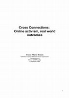 PDF) Cross Connections: Online Activism, Real World Outcomes