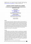 Research paper thumbnail of University students' readiness for e-learning