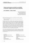 Research paper thumbnail of Theater performances and their accessibility in Slovakia: Insights from the Deaf community