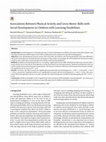 Research paper thumbnail of Associations Between Physical Activity and Gross Motor Skills with Social Development in Children with Learning Disabilities